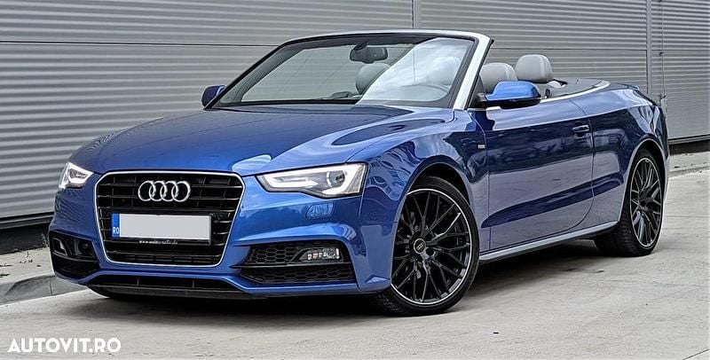 Culoarealbastru Utilizat 2016 Audi A5 Cabriolet S-Line Cabrio | 13.500 EUR - Imagine 1/4