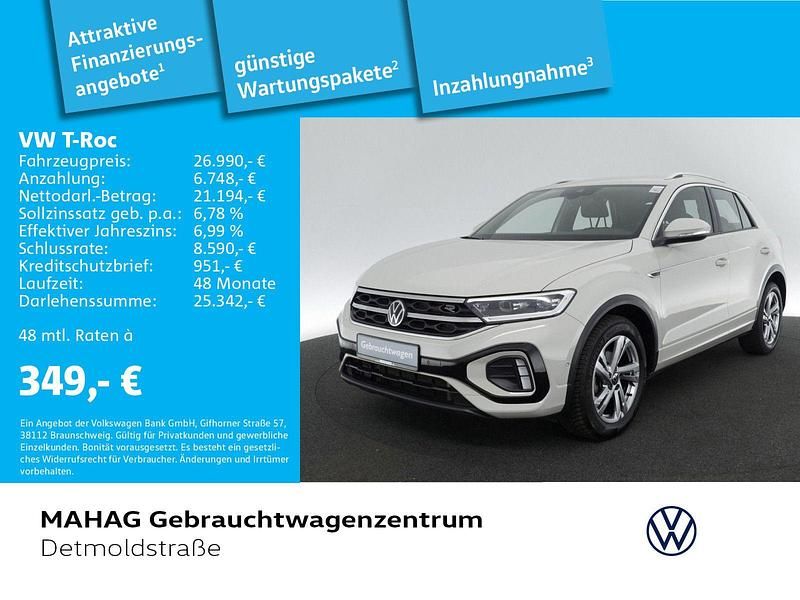 Utilizat 2023 VW T-Roc R-line SUV | 29.599 EUR (Preț bun) - Imagine 1/1