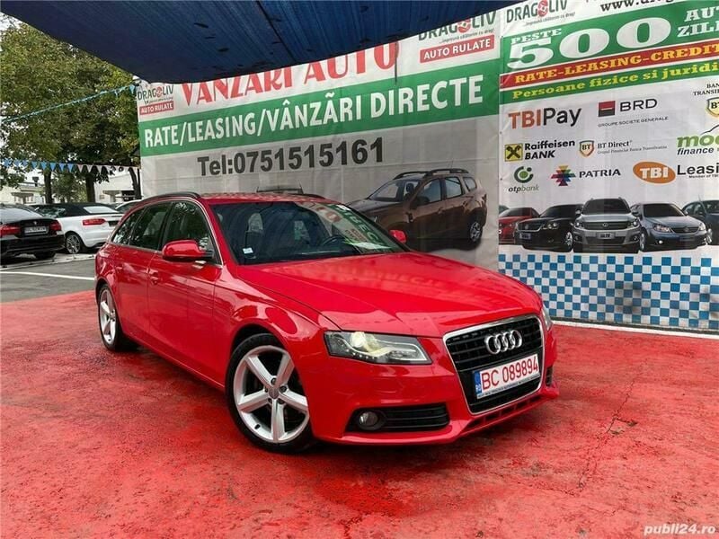 Rosu Utilizat 2010 Audi A4 S-Line Break | 7.499 EUR (Puțin scump) - Imagine 1/4