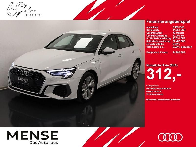 Utilizat 2022 Audi A3 Sportback e-tron S-Line Hatchback | 27.818 EUR - Imagine 1/1