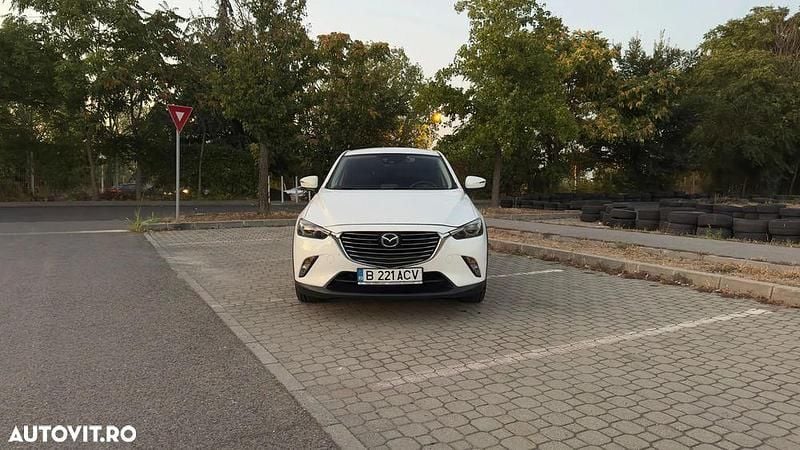 Culoarealb Utilizat 2015 Mazda CX-3 Sports-Line SUV | 9.999 EUR (Preț bun) - Imagine 1/4