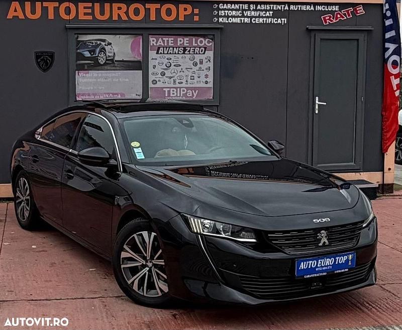 Culoarenegru Utilizat 2022 Peugeot 508 GT Berlinǎ | 14.990 EUR (Preț bun) - Imagine 1/4
