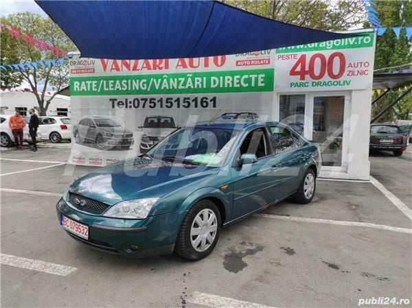 Verde Utilizat 2002 Ford Mondeo Berlinǎ | 1.699 EUR (Preț OK) - Imagine 1/4