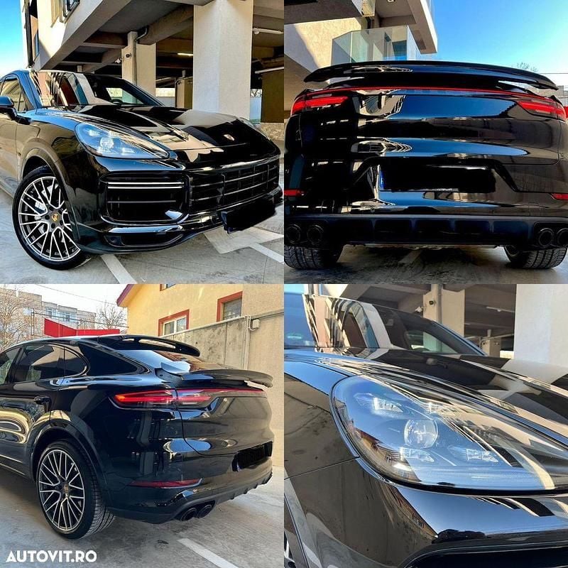 Culoarenegru Utilizat 2020 Porsche Cayenne Turbo SUV | 79.990 EUR (Super Preț) - Imagine 1/4