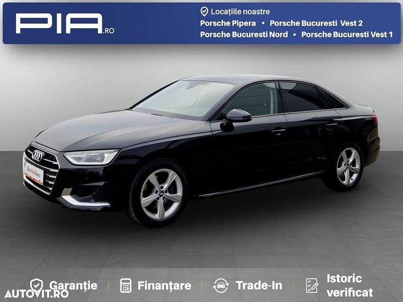 Negru normal Second-hand 2020 Audi A4 Advanced Plus Berlinǎ | 20.500 EUR (Super Preț) - Imagine 1/4