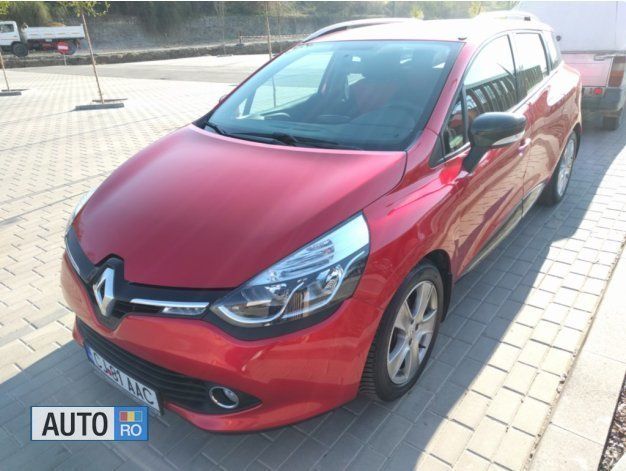 Second-hand Renault Clio GrandTour 75 CP (55 kW) 2015 Rosu Break