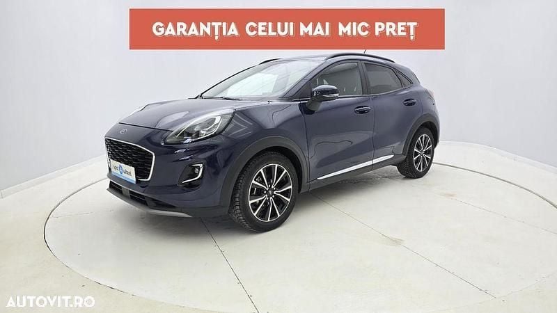 Albastru Utilizat 2022 Ford Puma Titanium SUV | 14.950 EUR (Preț bun) - Imagine 1/3