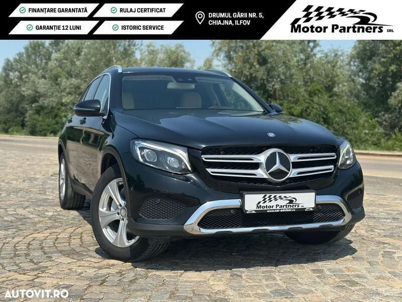 Negru Utilizat 2015 Mercedes GLC250 Exclusive SUV | 18.990 EUR (Preț OK) - Imagine 1/4
