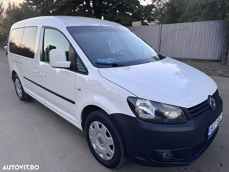 Culoarealb Utilizat 2015 VW Caddy Maxi Comfortline Monovolum | 9.570 EUR (Super Preț) - Imagine 1/4