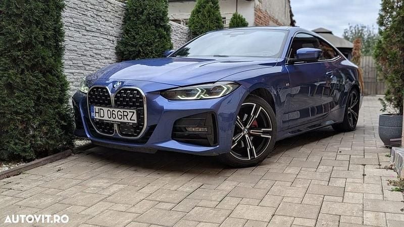 Culoarealbastru Utilizat 2021 BMW 420 M Sport Coupe | 36.300 EUR (Preț OK) - Imagine 1/4