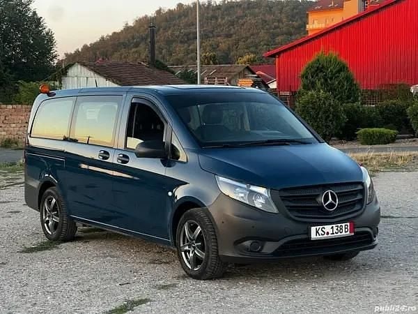 Albastru Utilizat 2019 Mercedes Vito Monovolum | 16.900 EUR (Preț bun) - Imagine 1/4
