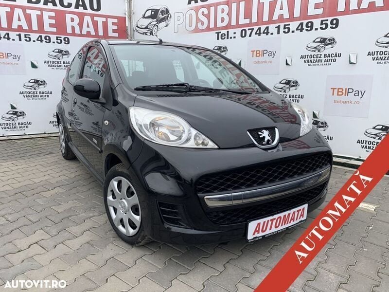 Negru Utilizat 2011 Peugeot 107 Hatchback | 5.990 EUR - Imagine 1/4