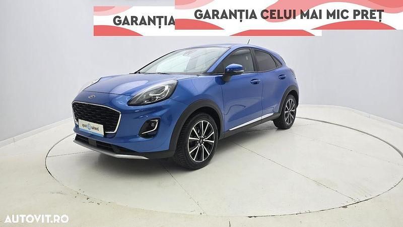 Culoarealbastru Utilizat 2020 Ford Puma Gen-E Titanium SUV | 13.250 EUR - Imagine 1/3