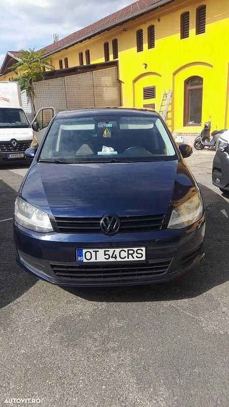 Albastru Utilizat 2012 VW Sharan Comfortline Monovolum | 5.850 EUR - Imagine 1/4