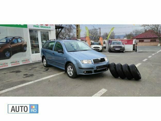 Second-hand Skoda Fabia 70 CP (51 kW) 2008 Albastru Hatchback