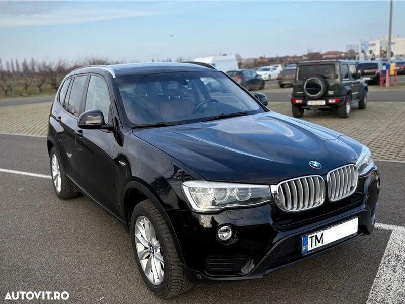 Negru Utilizat 2014 BMW X3 SUV | 15.000 EUR (Super Preț) - Imagine 1/4