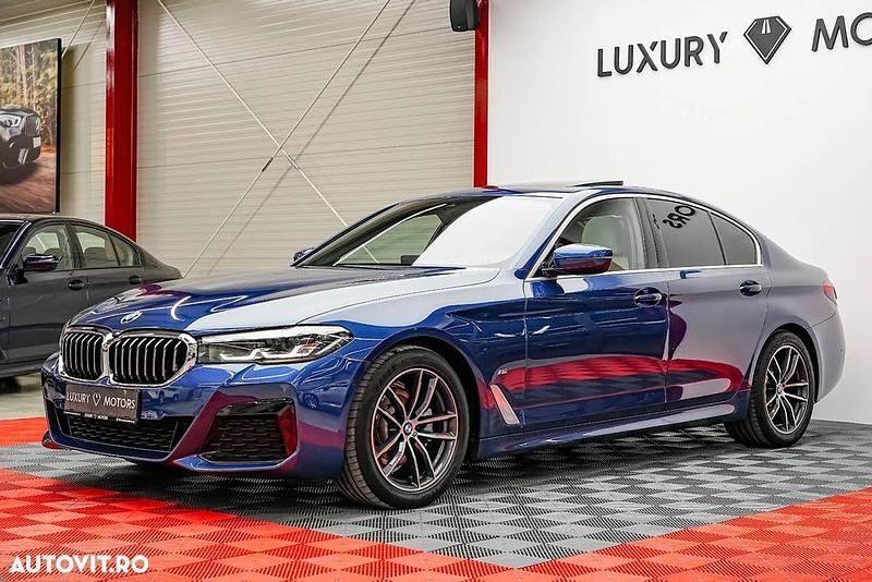 Culoarealbastru Utilizat 2020 BMW 520 M Sport Berlinǎ | 37.510 EUR - Imagine 1/4