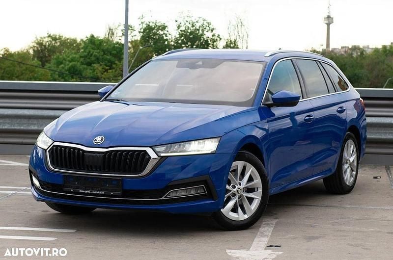 Culoarealbastru Utilizat 2020 Skoda Octavia Break | 15.850 EUR (Preț OK) - Imagine 1/4
