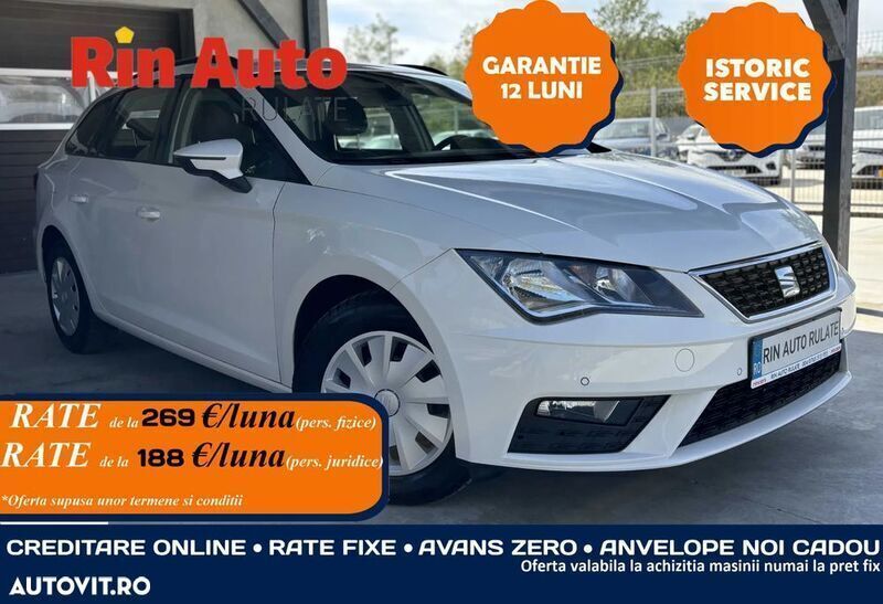 Alb Utilizat 2019 Seat Leon Break | 9.990 EUR (Preț OK) - Imagine 1/4