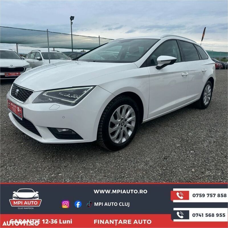 Alb Utilizat 2016 Seat Leon ST Style Break | 8.200 EUR (Preț OK) - Imagine 1/3