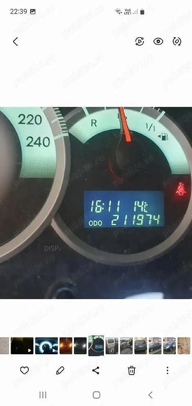 Second-hand Toyota Corolla 177 CP (130 kW) 2007 Gri Monovolum