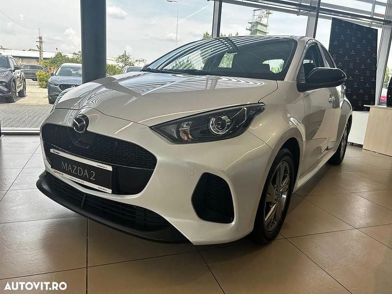 Alb Nouă 2025 Mazda 2 Exclusive-Line | 22.100 EUR (Preț OK) - Imagine 1/4