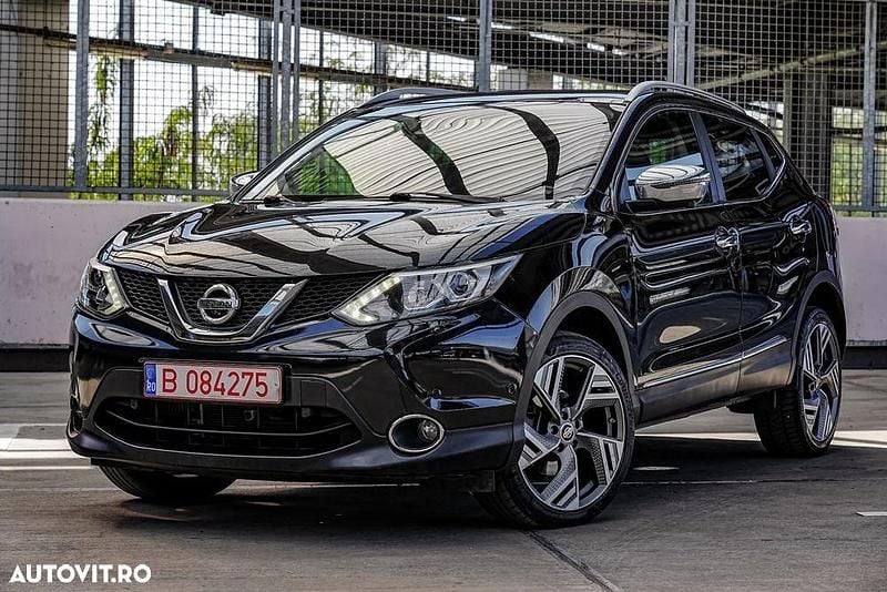 Culoarenegru Utilizat 2016 Nissan Qashqai Tekna+ SUV | 11.500 EUR (Preț bun) - Imagine 1/4