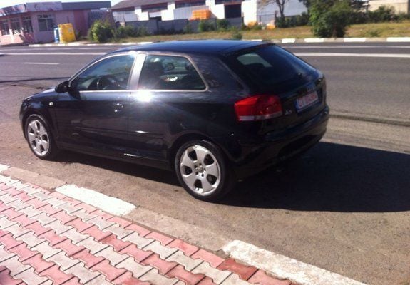 Negru Utilizat 2007 Audi A3 Coupe | 6.250 EUR (Scump) - Imagine 1/3