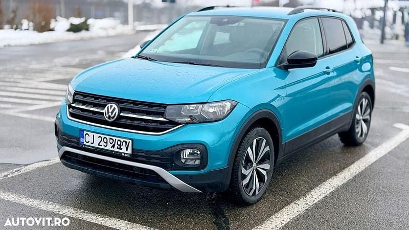Culoarealbastru Second-hand 2020 VW T-Cross Style SUV | 17.800 EUR (Preț OK) - Imagine 1/4