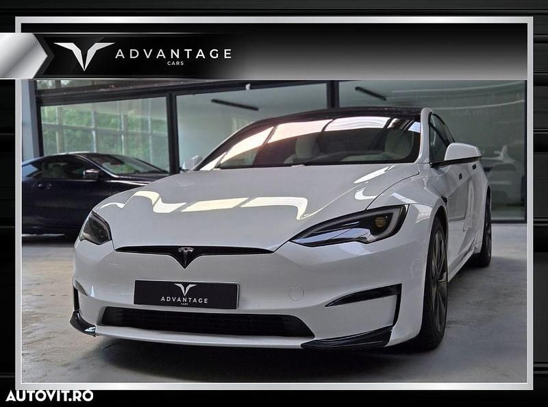 Alb Utilizat 2023 Tesla Model S Plaid Berlinǎ | 78.182 EUR - Imagine 1/4