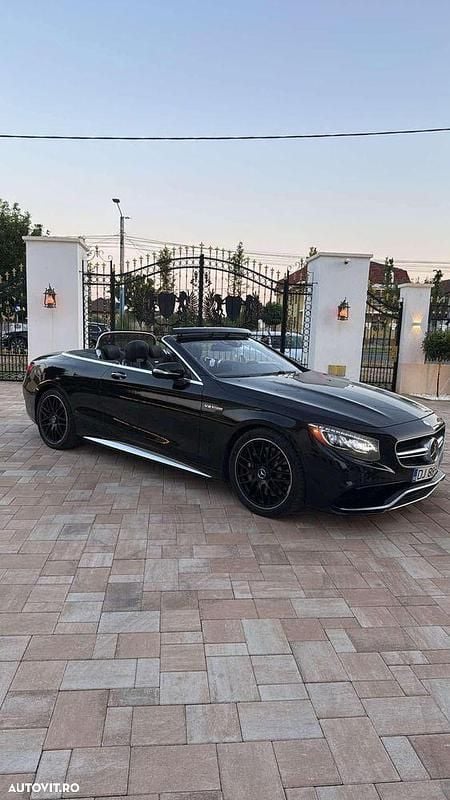Second-hand Mercedes S63 AMG AMG 585 CP (430 kW) 2017 Culoarenegru Cabrio