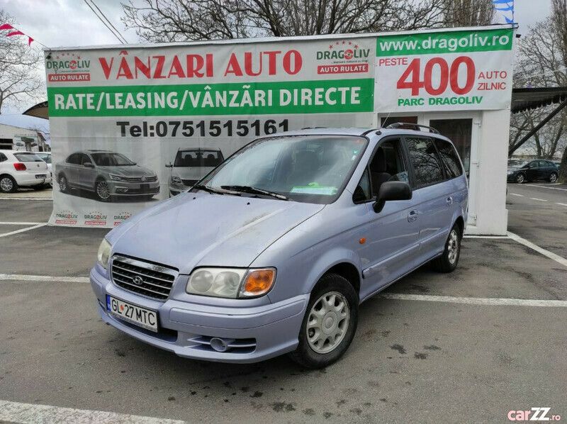 Second-hand Hyundai Trajet 113 CP (83 kW) 2001 Albastru Monovolum