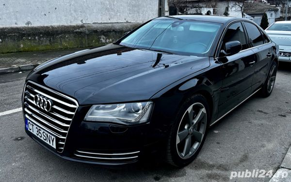 Negru Utilizat 2012 Audi A8 Berlinǎ | 14.500 EUR - Imagine 1/4