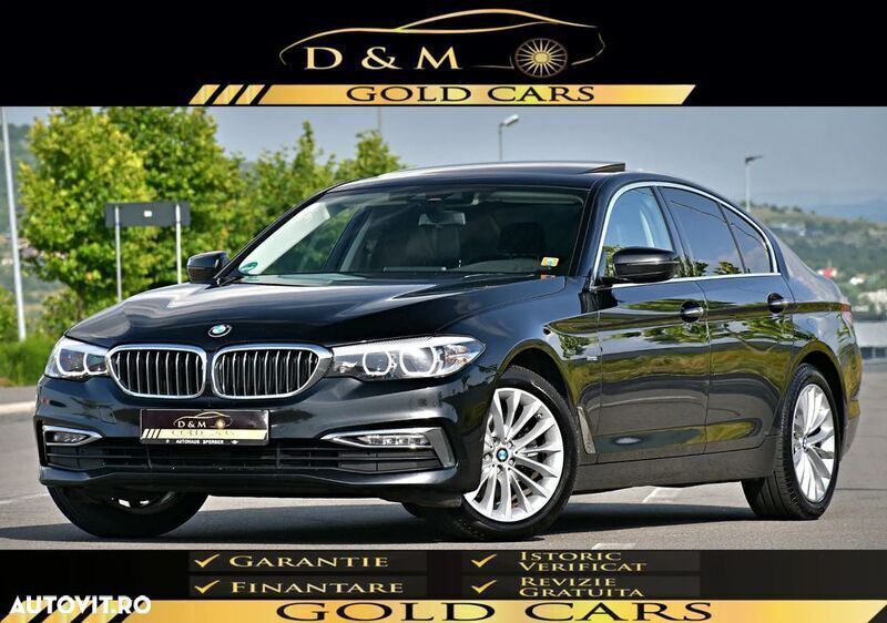 Negru Utilizat 2017 BMW 520 Luxury Line Berlinǎ | 20.989 EUR (Puțin scump) - Imagine 1/4