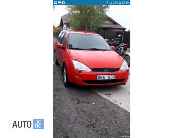 Second-hand Ford Focus 110 CP (80 kW) 2002 Rosu Break