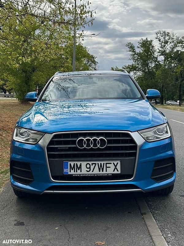 Culoarealbastru Utilizat 2016 Audi Q3 Premium SUV | 14.450 EUR (Scump) - Imagine 1/4