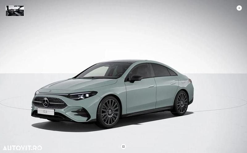 Culoareverde Nouă 2025 Mercedes CLA200 Coupe | 58.080 EUR - Imagine 1/4