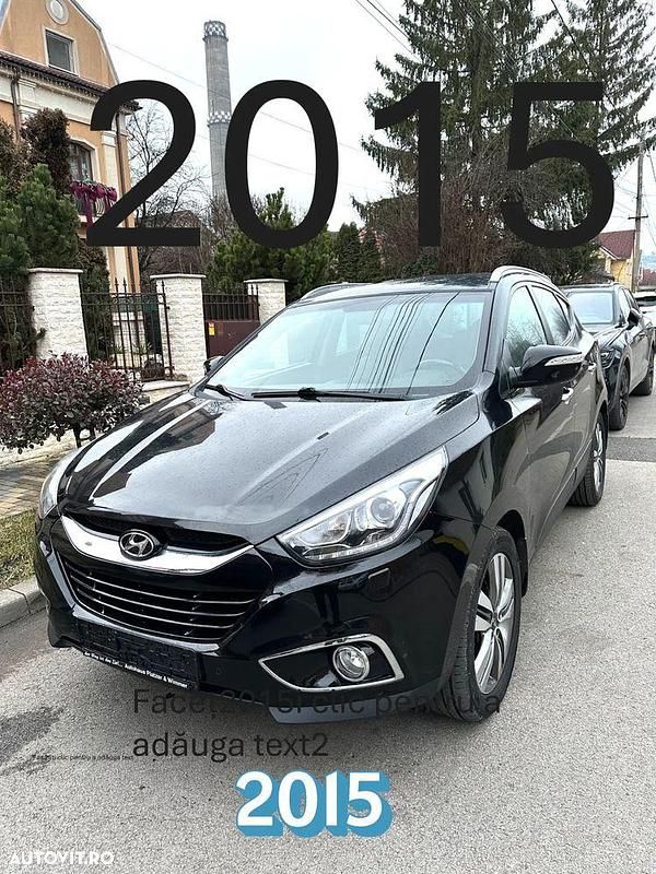 Culoarenegru Utilizat 2014 Hyundai ix35 Style SUV | 11.400 EUR (Preț OK) - Imagine 1/4