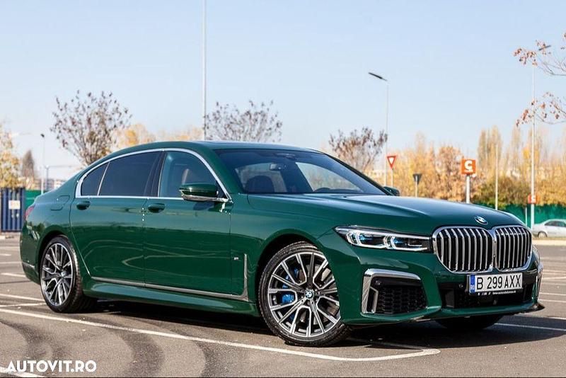 Verde Utilizat 2020 BMW 740L Comfort Edition Berlinǎ | 52.900 EUR (Puțin scump) - Imagine 1/4