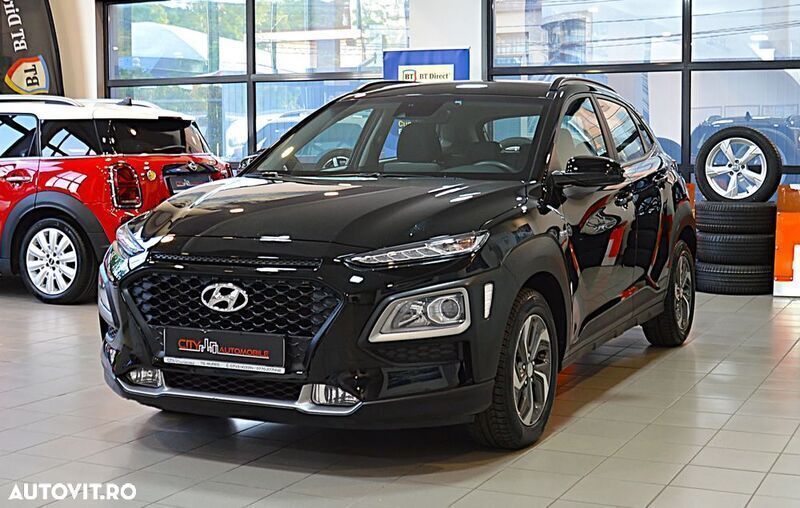 Negru Utilizat 2020 Hyundai Kona Select SUV | 15.690 EUR (Preț OK) - Imagine 1/4