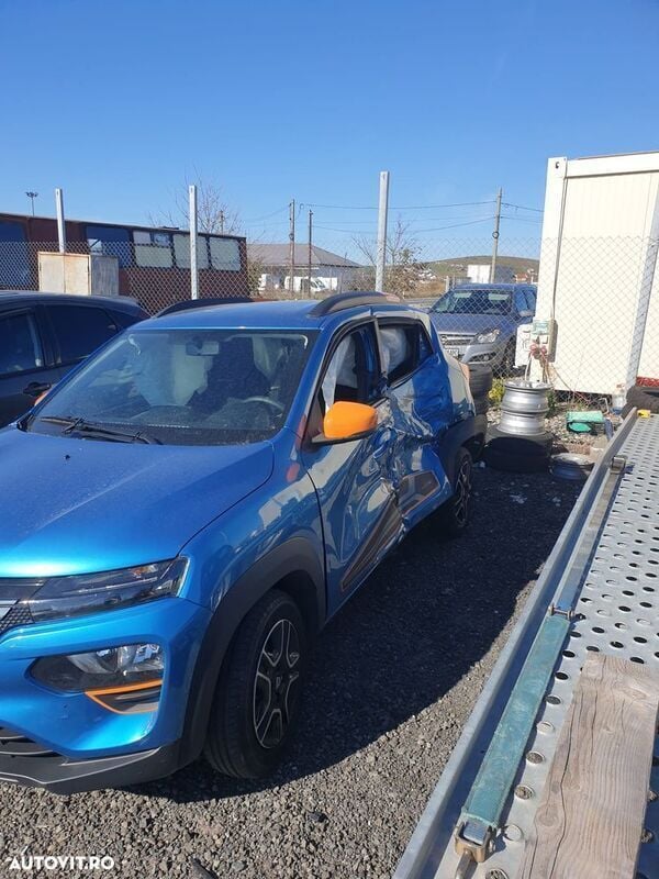 Albastru Utilizat 2021 Dacia Spring Hatchback | 5.500 EUR (Super Preț) - Imagine 1/4
