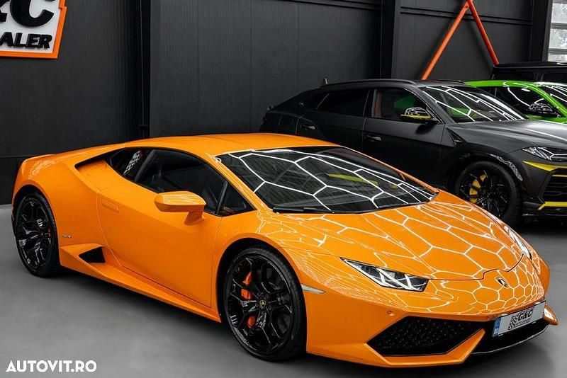 Second-hand Lamborghini Huracán 610 CP (448 kW) 2017 Culoareportocaliu Coupe