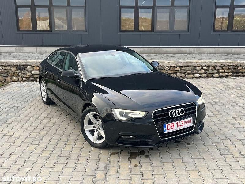 Culoarenegru Utilizat 2015 Audi A5 Sportback Design Hatchback | 12.499 EUR (Preț bun) - Imagine 1/4