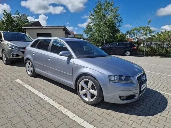 Gri Utilizat 2007 Audi A3 S-Line Hatchback | 4.300 EUR (Preț OK) - Imagine 1/4