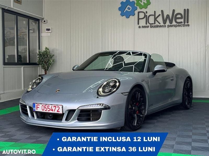 Argint Utilizat 2015 Porsche 911 Carrera Cabriolet Cabrio | 93.499 EUR - Imagine 1/4