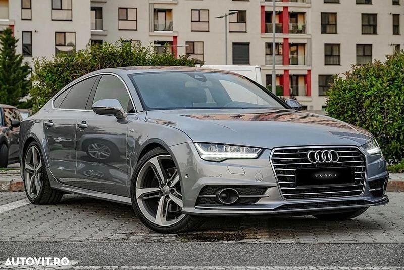 Gri Utilizat 2018 Audi A7 Hatchback | 24.490 EUR (Super Preț) - Imagine 1/4