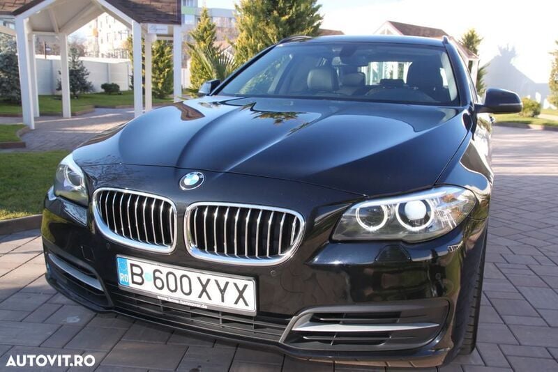 Negru Utilizat 2014 BMW 520 Berlinǎ | 15.980 EUR (Preț bun) - Imagine 1/4