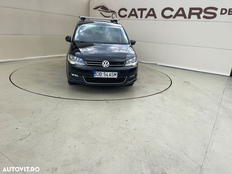 Negru Utilizat 2011 VW Sharan Comfortline Monovolum | 6.290 EUR (Preț OK) - Imagine 1/4