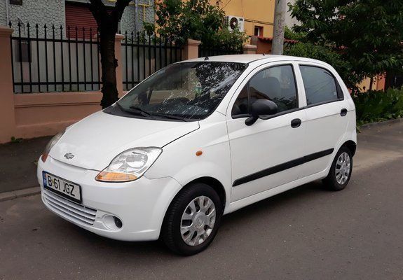 Alb Utilizat 2007 Chevrolet Spark Hatchback | 1.550 EUR - Imagine 1/4