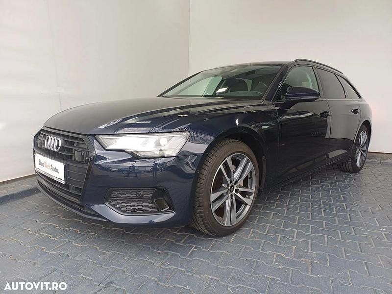 Albastru inchis metalic Utilizat 2022 Audi A6 Business Break | 38.950 EUR (Puțin scump) - Imagine 1/4